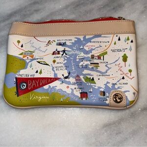 Spartina 449 Bay Dreams Wristlet Clutch-Chesapeak Bay MD VA-Missing Strap